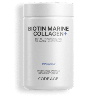 Wild Caught Biotin Marine Collagen Peptides Capsules.