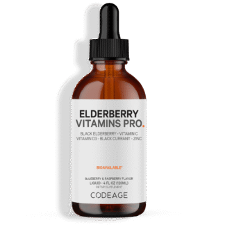 Organic Black Elderberry Liquid Syrup.