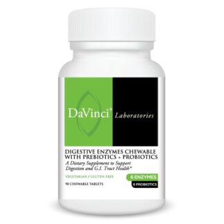 Digestive Enzymes Chewable with Prebiotics + Probiotics Orange Flavor (90)