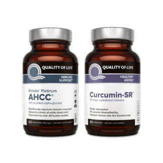 AHCC® Boost - Kinoko® Platinum + Curcumin-SR™
