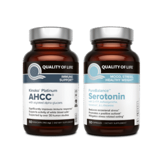 AHCC® Mind-Body Harmony - Kinoko® Platinum + PureBalance™ Serotonin