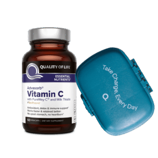 Advasorb® Vitamin C + Teal Supplement Container Duo